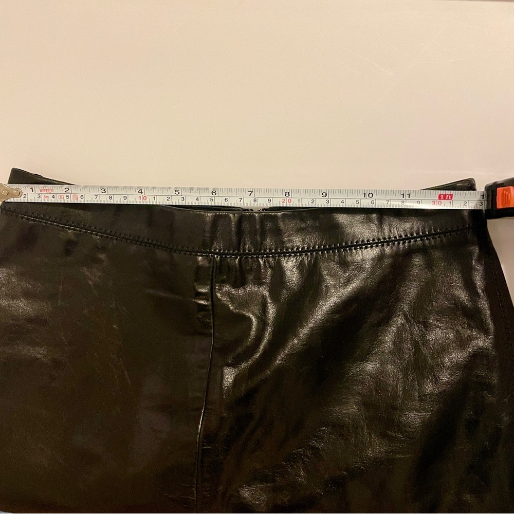 GAP Black Leather Skirt - Picture 6 of 6